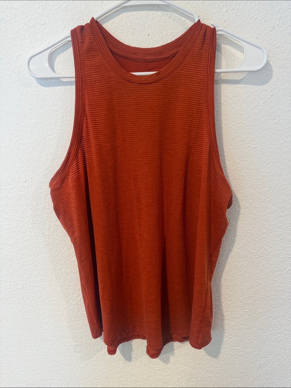 All in motion Sleeveless Ribbed Tank Top - Rust